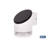 APLIQUE LED SOLAR BLANCO CON SENSOR 3,7 V 1,2 Ah IP65 3000 K 120 X 90 X 120 MM