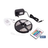 TIRA LED 12 V IP65 CON CONTROL REMOTO 3 M