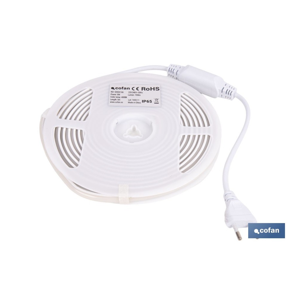 TIRA LED DE NEÓN 8 W IP65 700 LM 5 M