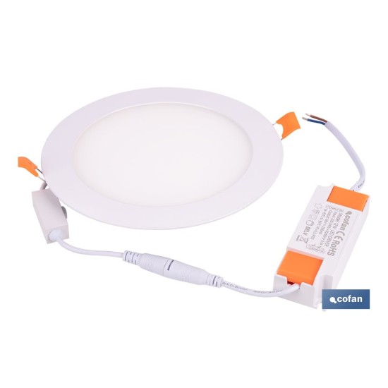 DOWNLIGHT EMPOTRABLE BLANCO SMD 12 W 1140 LM Ø168 MM 3CCT