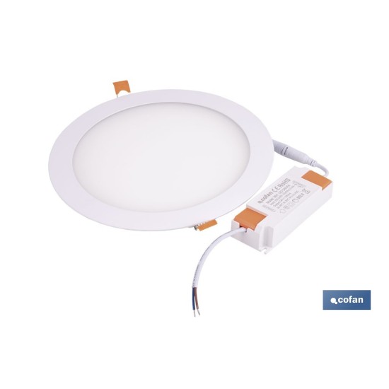 DOWNLIGHT EMPOTRABLE BLANCO SMD 18 W 1800 LM Ø220 MM 3CCT