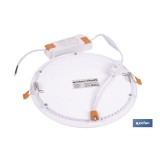 DOWNLIGHT EMPOTRABLE BLANCO SMD 18 W 1800 LM Ø220 MM 3CCT
