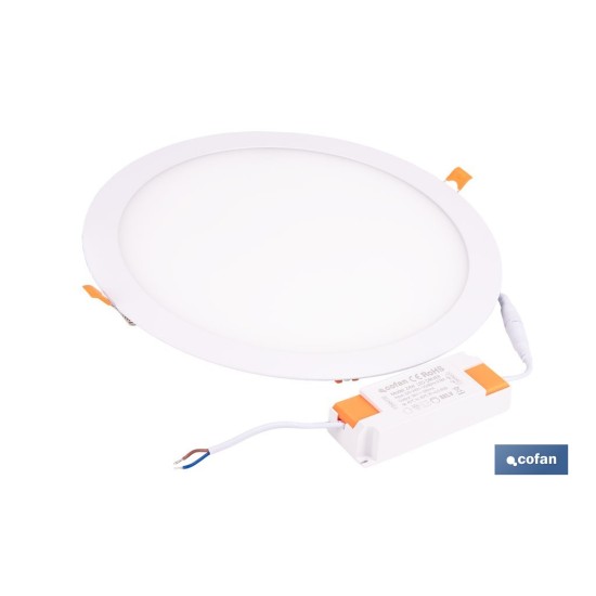 DOWNLIGHT EMPOTRABLE BLANCO SMD 24 W 2400 LM Ø295 MM 3CCT