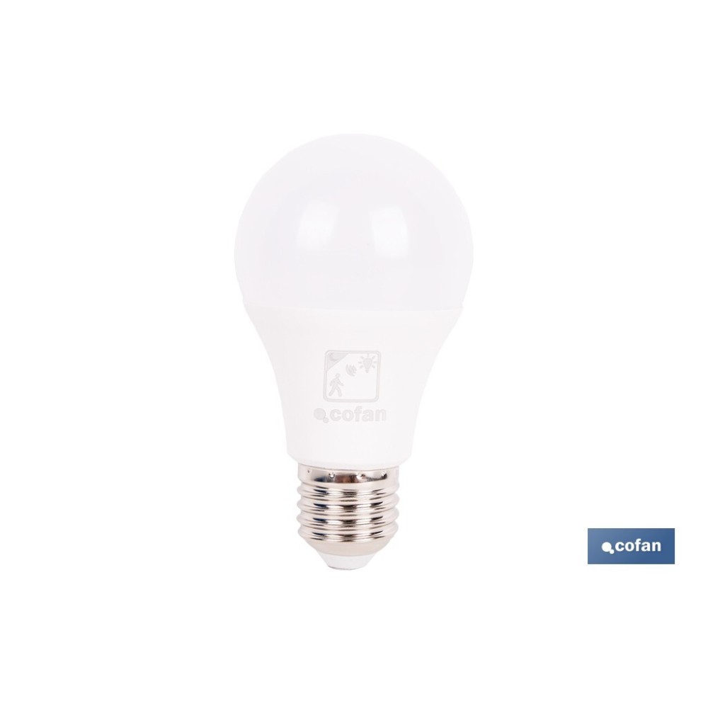 BOMBILLA CLASIC SENSOR E27 8.5W 810LM 4000K