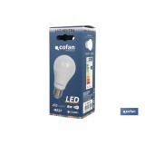 BOMBILLA LED 6W CLASIC 240º 470LM 4000K
