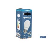 BOMBILLA LED 8W ESFÉRICA E14 220º 810LM 4000K