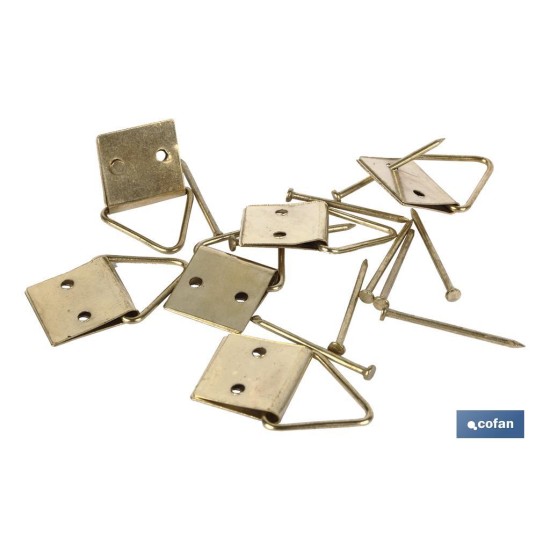 BL 12 UDS CUELGACUADROS 6 X 6MM