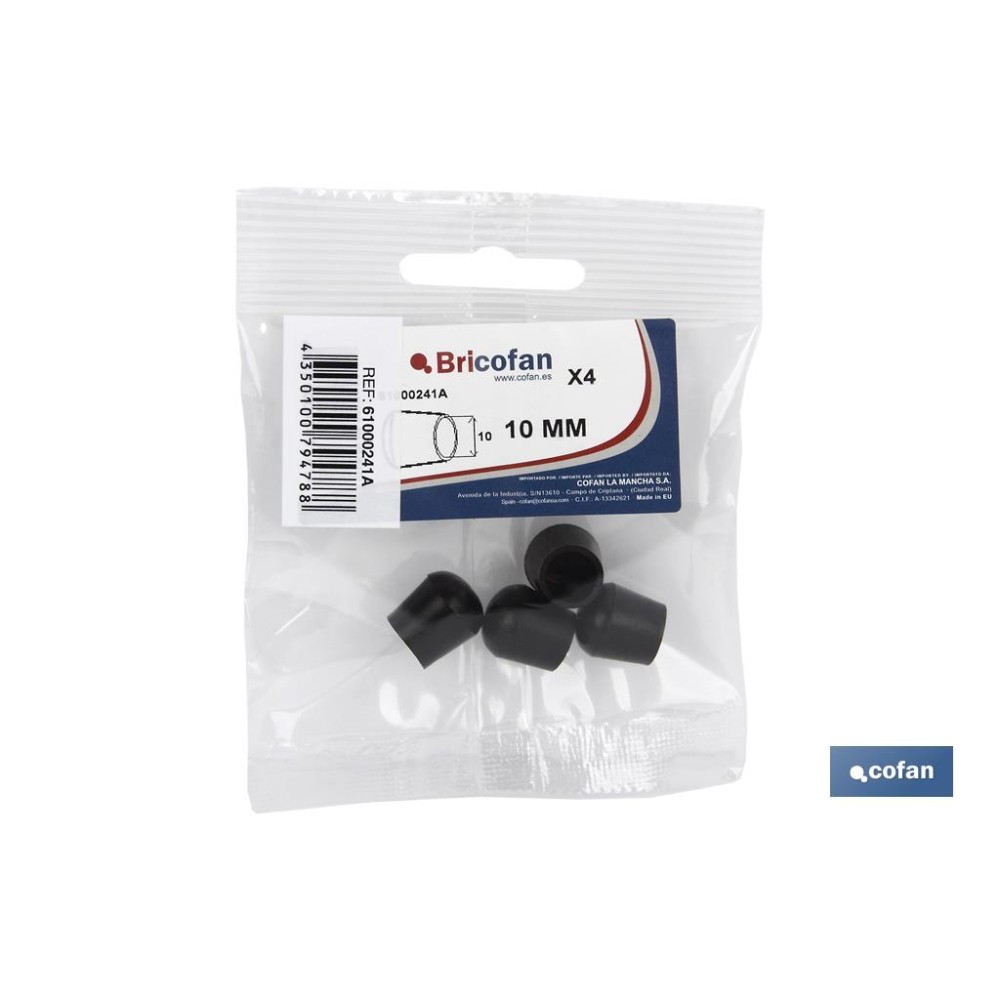 BLÍSTER DE 4 UDS. CONTERA NEGRA 18 MM VENTA UNITARIA