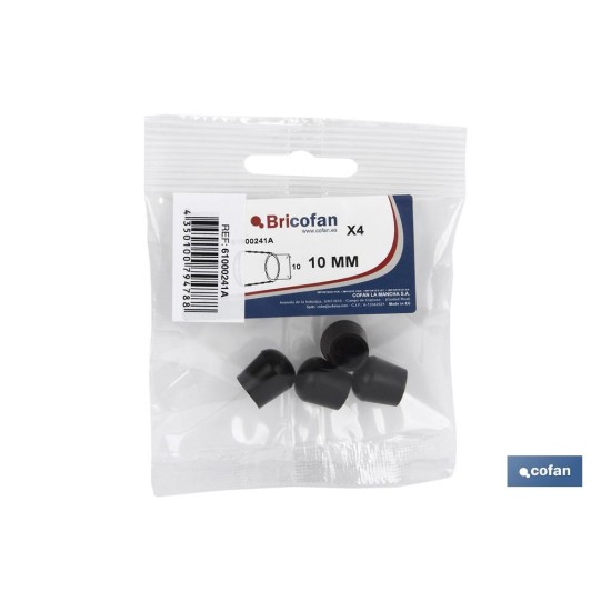 BLÍSTER DE 4 UDS. CONTERA NEGRA 22 MM VENTA UNITARIA