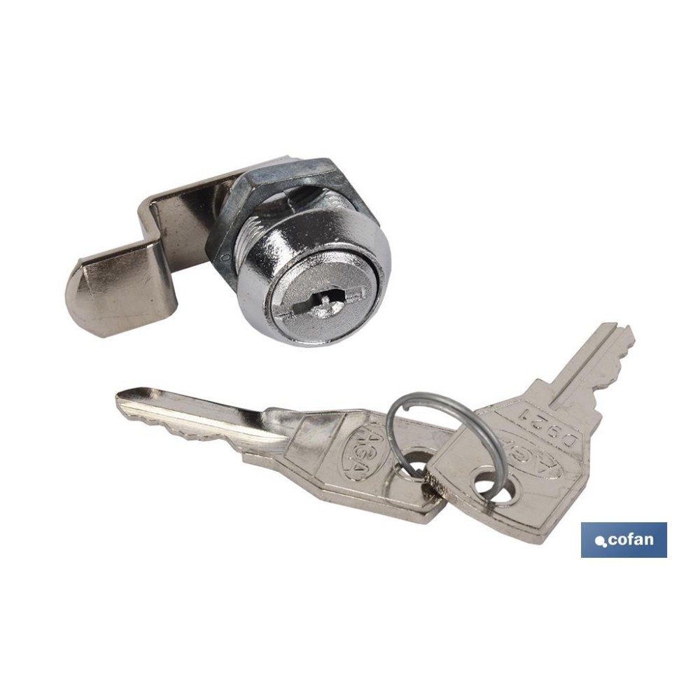 CERRADURA BUZON CURVA ( 2 LLAVES )