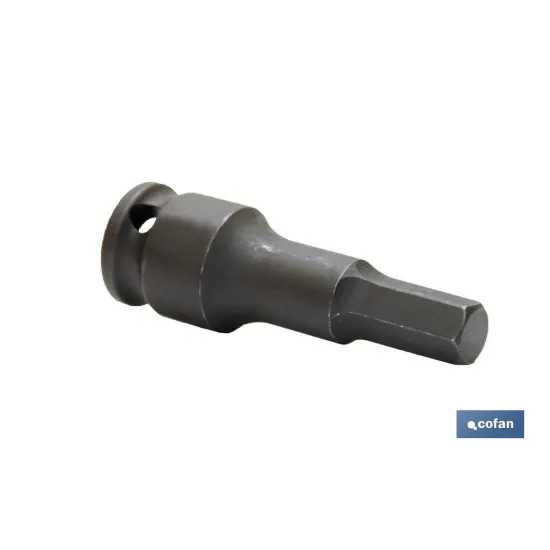 VASO IMPACTO 3/8 HEXAG. MACHO 8 MM