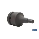 VASO IMPACTO 1 HEXAG. MACHO 22 MM
