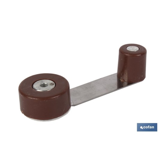 TOPE RETENEDOR GIRATORIO MARRON
