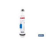 DESCARGADOR WC CON DOBLE PULSADOR Y BASE ROSCADA MODELO TAMBRE