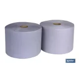 BOBINA INDUSTRIAL RECICLADA AZUL 250MTS (2 ROLLOS)