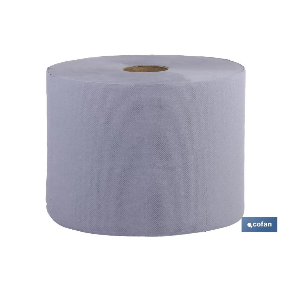 BOBINA INDUSTRIAL RECICLADA AZUL 250MTS (2 ROLLOS)