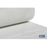 MALLA PLAST. CUADRADA JARDIN 10mm BLANCO 1x25m