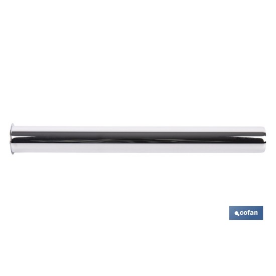 TUBO PARA SIFÓN BOTELLA CROMADO Ø32 300 MM