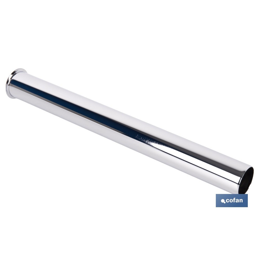 TUBO PARA SIFÓN BOTELLA CROMADO Ø32 300 MM