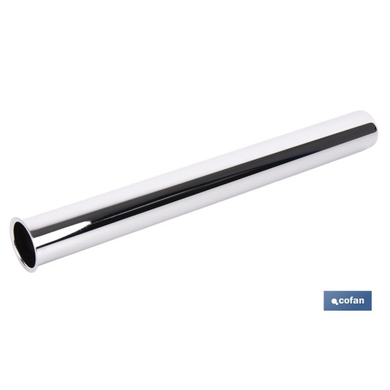TUBO PARA SIFÓN BOTELLA CROMADO Ø32 300 MM