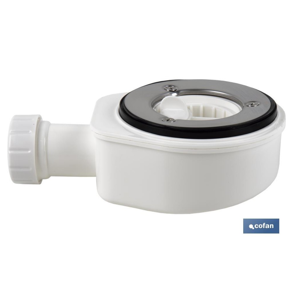 VÁLVULA SIFÓNICA DUCHA EXTRAPLANA CON SALIDA Ø32-40 MM SIN EMBELLECEDOR