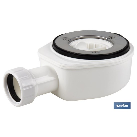 VÁLVULA SIFÓNICA DUCHA EXTRAPLANA CON SALIDA Ø32-40 MM SIN EMBELLECEDOR