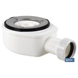 VÁLVULA SIFÓNICA DUCHA EXTRAPLANA CON SALIDA Ø32-40 MM SIN EMBELLECEDOR