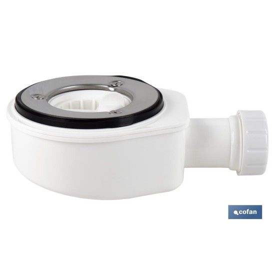 VÁLVULA SIFÓNICA DUCHA EXTRAPLANA CON SALIDA Ø32-40 MM SIN EMBELLECEDOR