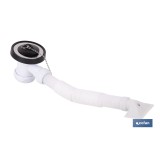 VÁLVULA FREGADERO 1 1/2 X 70 CON REBOSADERO