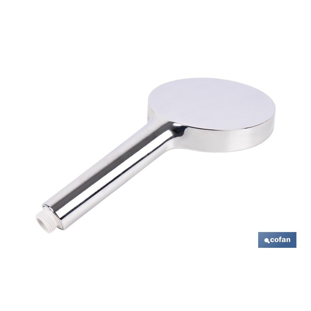 KIT DE DUCHA REDONDA CROMADO CON 3 FUNCIONES 125 X 280 MM