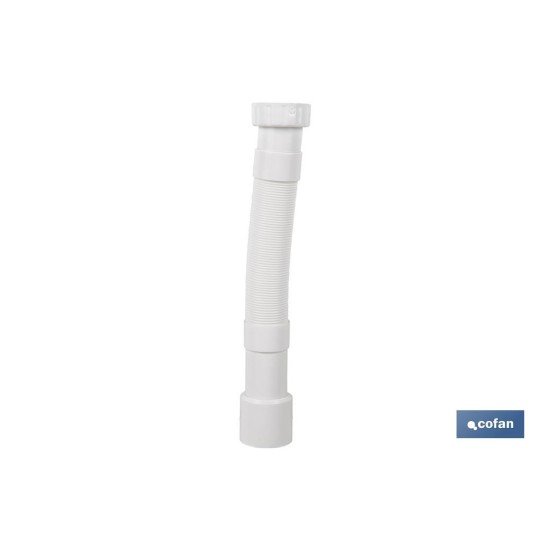 TUBO FLEXIBLE BLANCO 1 1/2  Ø40-50 300-720 MM