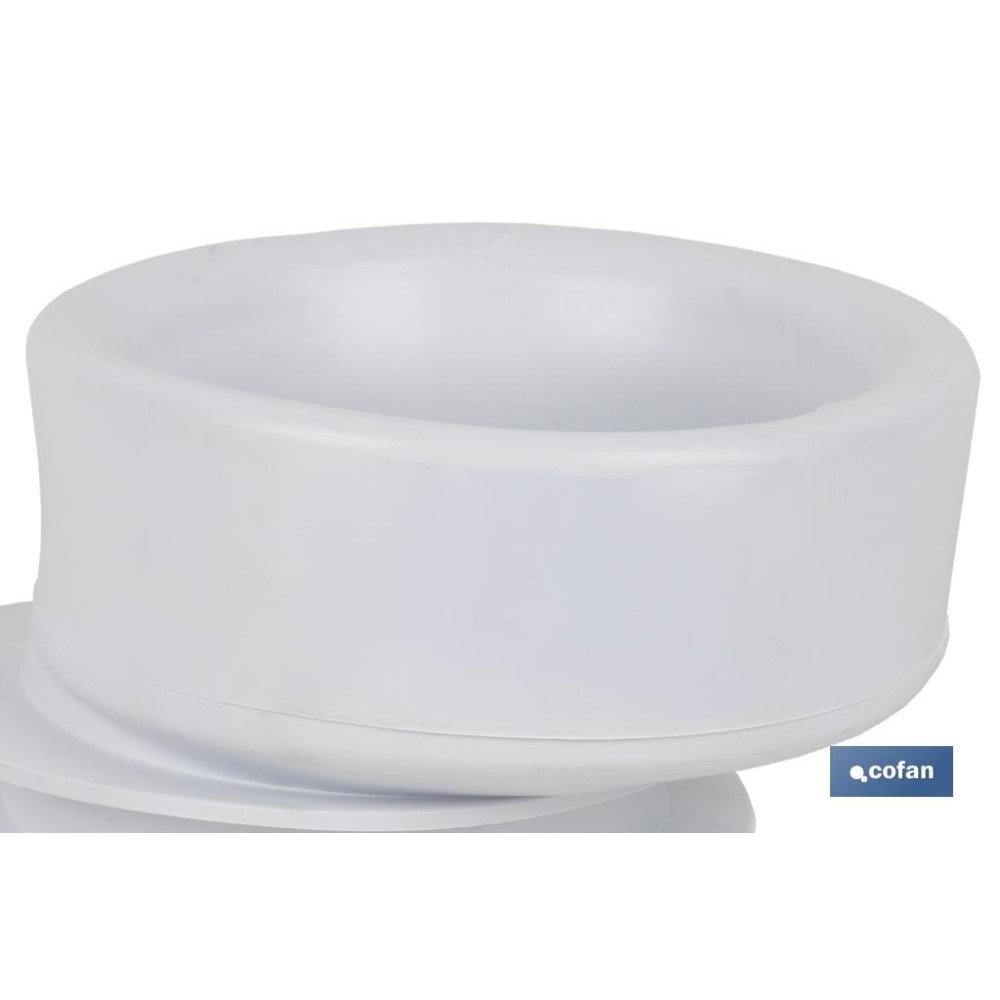MANGUITO DE CONEXIÓN EXCÉNTRICO PARA INODORO Ø110 MM