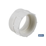 ADAPTADOR CONVERTIDOR 1 1/2 MACHO - 1 1/4 HEMBRA PARA TUBO FLEXIBLE