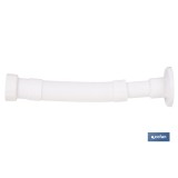 TUBO FLEXIBLE BLANCO 1 1/2  Ø32-40 300-720 MM