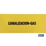 CINTA BALIZ. CANALIZACION GAS 150MMX250MTS