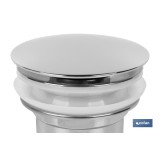 VÁLVULA CLICK-CLACK LARGA TAPÓN GRANDE Ø66 MM