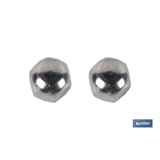 SET 2 PCS TORNILLOS VERTICALES FIJACIÓN INODORO 5 X 75