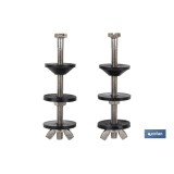 SET 2 PCS TORNILLOS FIJACIÓN TAZA-CISTERNA 6 X 90