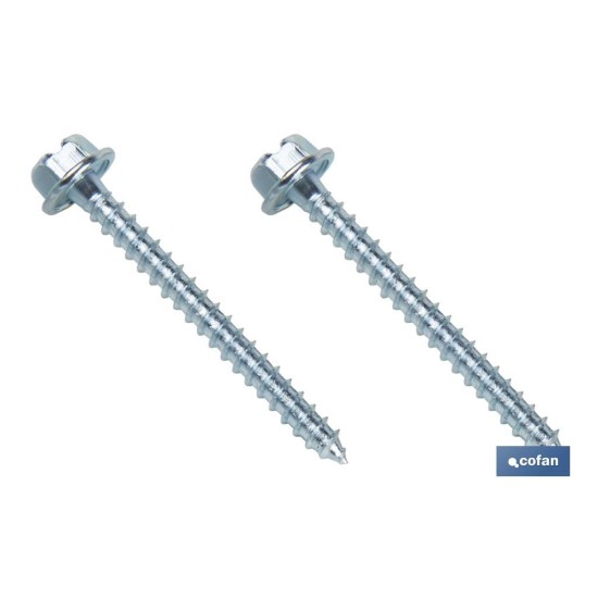 CONJUNTO TORNILLOS FIJACIÓN INODORO Y SOPORTE NYLON HORIZONTAL