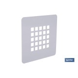REJILLA DUCHA ACERO INOXIDABLE 125 X 125 MM