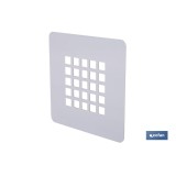 REJILLA DUCHA ACERO INOXIDABLE 125 X 125 MM