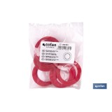 SET DE 10 PCS JUNTAS PARA TUBO FLEXIBLE 1 1/2