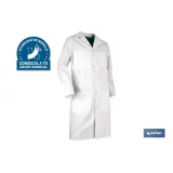 BATA BLANCA PALETTE 100% ALGODÓN T-M