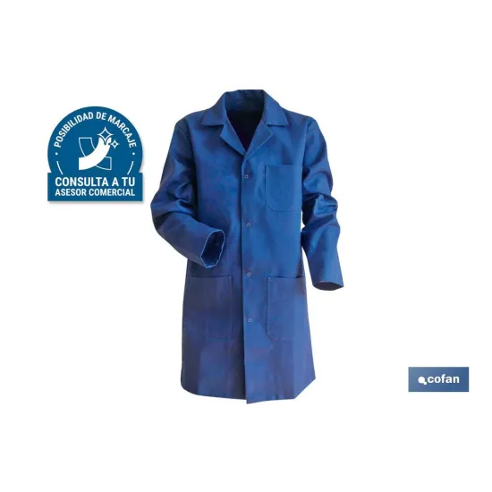 BATA AZUL OSCURA LIMEUR 100% ALGODÓN T-M