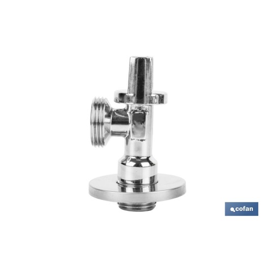 VÁLVULA DE ESCUADRA 1/2 x 3/4 ANTI CAL LAVADORA