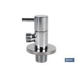 VÁLVULA DE ESCUADRA 1/2 x 3/8 MODELO LUX