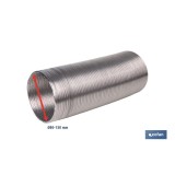 TUBO FLEXIBLE SEMIRRÍGIDO ALUMINIO Ø100 MM X 1,5 M
