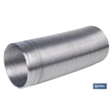 TUBO FLEXIBLE SEMIRRÍGIDO ALUMINIO Ø100 MM X 1,5 M