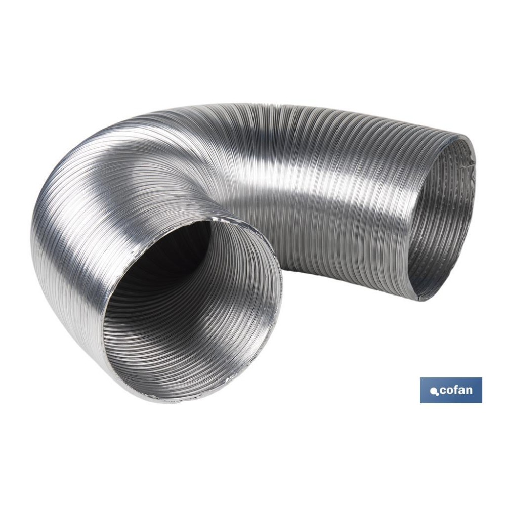 TUBO FLEXIBLE SEMIRRÍGIDO ALUMINIO Ø150 MM X 3 M