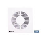 EXTRACTOR DE AIRE AXIAL SILENCIOSO 10 W 170 X 151 MM Ø125 MM